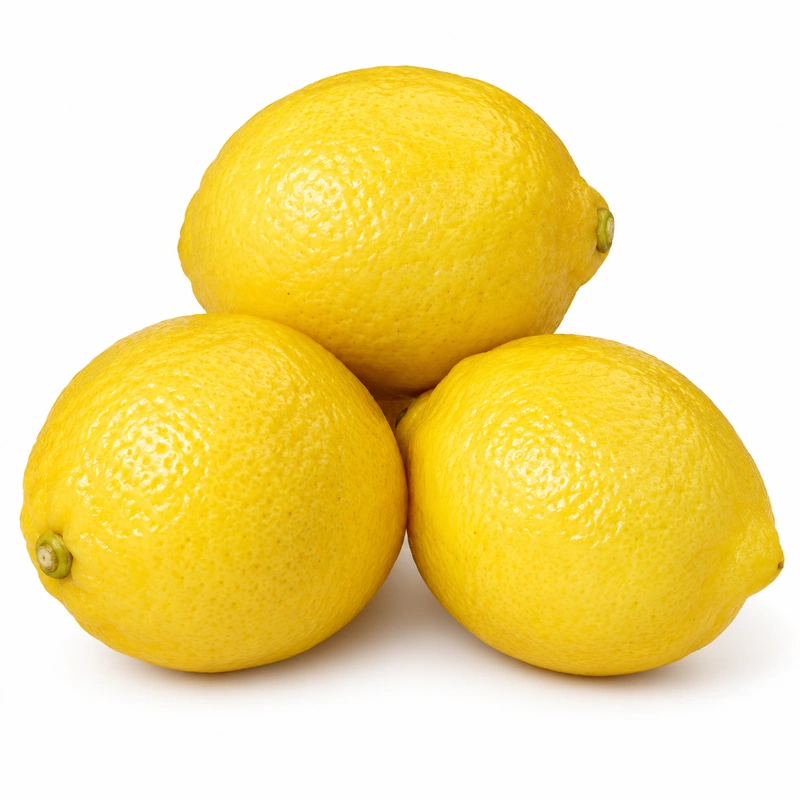Lemon Kuning Segar Dipetik Tangan
